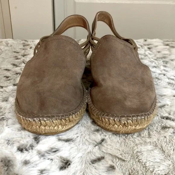 Toni Pons Espadrille Flats Suede Taupe Size 39 or 8.5 EUC - Picture 4 of 11